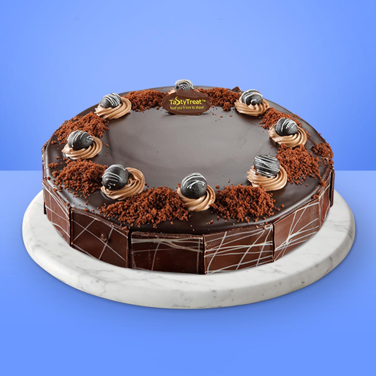 Chocolate Coated Cake